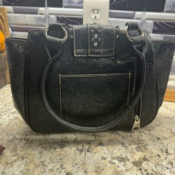 Montana West Buckle Collection Concealed Handgun Tote Includes Wallet - Picture 7 of 11